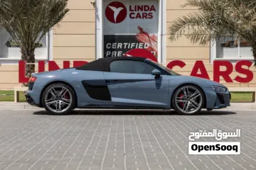  10 Audi R8 Spyder V10 Performance Convertible 2023 GCC under Agency Warranty