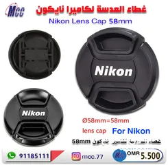  3 غطاء العدسة والبطارية Canon/Nikon