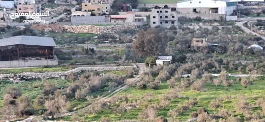  28 800متر طابوا فلسطيني في اجمل موقع بالكفريات واطلالة مميزةمنطقة( b)صالحة للبناء