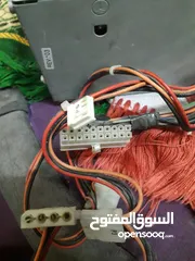  7 قطع قارئ DVD وشاحن ورام وواي فاي وكيبورد وشاشة وسرعة لاب توب وبور سبلاين مزود طاقة لكيس بيع او بدل