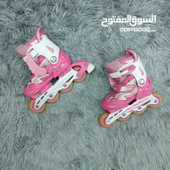  4 Skate (VIP)   عجال مطاط هيكل بلاستيك مقوى شفرات حديد   السعر والمقاس والماركة أسفل كل صورة