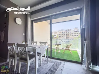  5 Brand New Furnished two bedroom apartment in Abdoun with Balcony شقة مفروشة غرفتين في عبدون جديدة