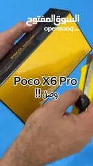  2 جهاز بوكو x6 pro جديد كرتونة وحش العاب
