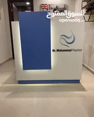  1 كاونتر 120سم +لوغو من تصميمك