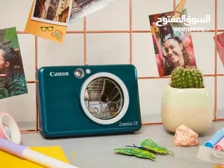  2 CANON ZEOMINI S2 INSTAX CAMERA WITH SD CARD SLOT