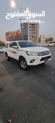  4 هايلوكس وارد قطر موديل 2018 دبل ماشيه 170 الـف نظيف 