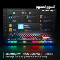  2 SteelSeries Apex Pro TKL Gen 3 HyperMagnetic افضل كيبورد في العالم من ستيل سيريس قابل لتعديل السرعة