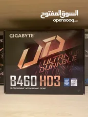  1 Motherboard - Gigabyte B460 HD3  مع معالج Intel i5 10400  بسعر ممتاز