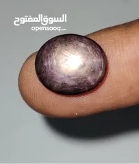  3 حجر ياقوت نجمي طبيعي natural star ruby sapphire stone