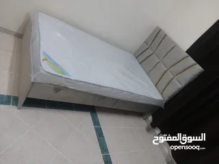  20 Double Bed with Mattress Brand New  سرير واحد و نص مع فرشه