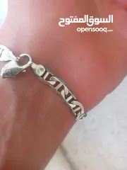  3 اسورة فضة رجالي للبيع بسعر مغري ITALIAN