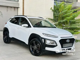  1 هونداي كونا 2018 . اوتوماتيك . يد اولى . اصل برايفيت . دهان شركه . بصمه . فتحه . ترخيص + تأمين جديد