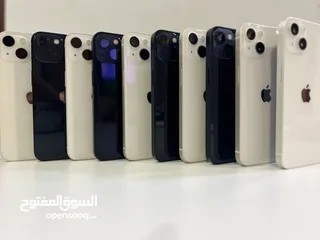  1 ايفون 13 عادي 128 جيجا  Iphone 13 128 Gb  موجود لون اسود و لون ابيض  بطاريات فوق  90% اصلي