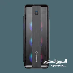  8 كيس جيمنغ فارغ احترافي جيماكس تجميعة Gamemax Gaming PC Case MoonLight FRGB WT