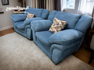  3 كنب دب سبع مقاعد بحال الوكاله للبيع حرق اسفنج دانلوب خشب سويد