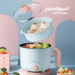  3 طنجرة كهربائي صغيره 2في 1  وسلاقة بيض ايضا