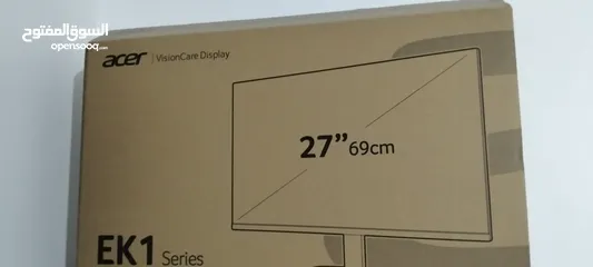  4 للبيع شاشة ألعاب احترافية Acer EK1 Series - مقاس 27 بوصة   هل تبحث عن تجربة ألعاب سلسة وواقعية تواص