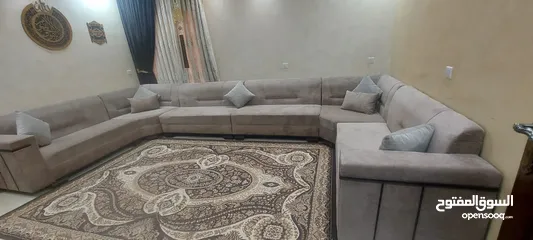  9 طقم كورنر لون بيج غامق