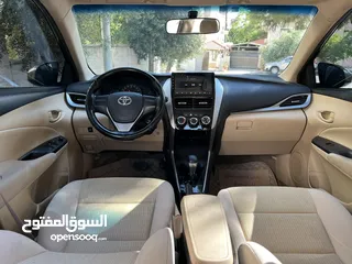  5 تويوتا يارس موديل 2020 فحص كامل 7 جيد بدون ملاحظات لم تعمل سياحي او تطبيقات خصوصي اصلي