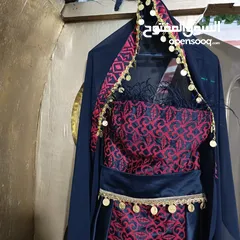  4 ثوب بالكلس مع طرحه وحزام