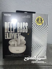  1 سماعات تكنو deep bass enjoyment buds 3