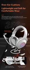  9 Meetion HP012 RGB 7.1 Virtual Surround Sound Gaming Headset USB -White سماعات لون ابيض