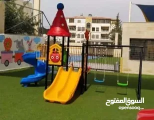  11 العاب خارجية سيفتي بالوان جذابة مراجيح وسحاسيل