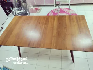  2 Only Table for sale (very strong wood), Adjustable: can be longer  طاولة فقط للبيع (خشب قوي جدا)