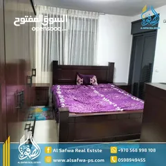  4 شقه سوبر ديلوكس مميزه مفروشه للايجار - البيره شارع نابلس