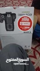  3 Canon camera 4000 D