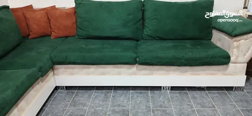  1 طقم كنب مستعمل بسعر خيالي قابل للتفاوض