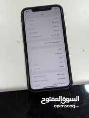  4 أيفون 11 128 وكاله للبيع فقط الباك كفر مكسور بسعر حرق