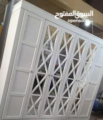  27 خزائن ملابس خشب لامنيت 18م لاتيه او حسب الطلب احجام كبيره درف او سحاب جميع الوان