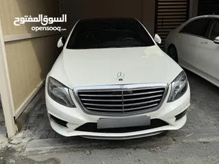  2 مرسيدسs400كت AMGوكالة قطر كراسي كهرباء تدفئ وتبريد قطعتين صبغ باب السايق والباب الخلفي يمين