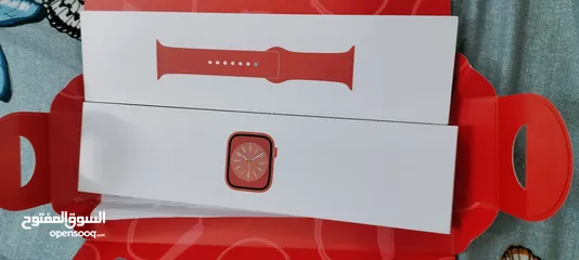  2 Apple watch series 8 Red color