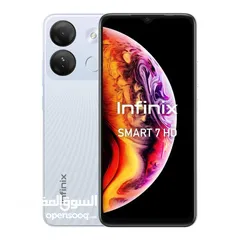  1 Infinix smart 7HD  white ,black ,blue  2GB+64GB