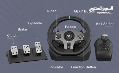  2 PXN-V9 Pro دركسيون ألعاب احترافي مع بدالات وناقل يدوي  تجربة قيادة واقعية  Office One