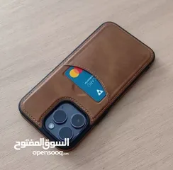  1 كفر تلفون ايفون 13برو جلد مع شاشه حمايه