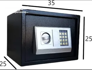  3 قاصة نقود حديد 35 سم خزنة للبيع