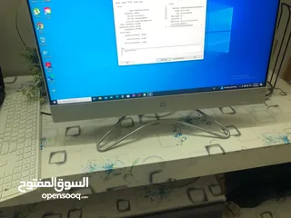  4 كمبيوتر شاشه HP ALL IN ONE  I5 الجيل الثامن كرتين شاشه