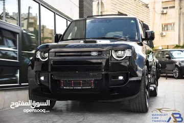  7 لاند روفر ديفندر بنزين بلاك ايديشن 2023 Land Rover Defender 110 P400 X-Dynamic SE Black Edition