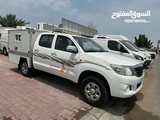  1 Hillux freezer 2.7L 4x4 petrol automatic gear 2014 Gcc