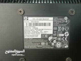  2 شاشه hp 60hz 22 بوصه