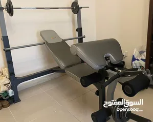  2 Weight bench (with weights)