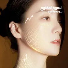  4 مع جهاز مساج الوجه 3×1  3 رؤوس متعددة للتدليك المثالي للوجه والرقبة جهاز واحد لروتين يومي .