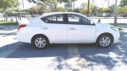  8 Nissan Sunny 2022 white full option for sale