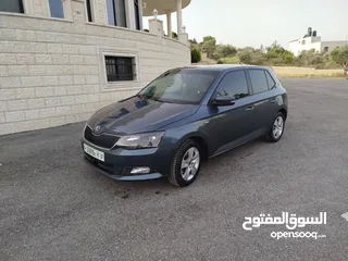  6 سكودا فابيا 2018 جير عادي متور 1000 تيربو بنزين قطارة بنزين كل 100 كيلو 50شيكل تقريباً