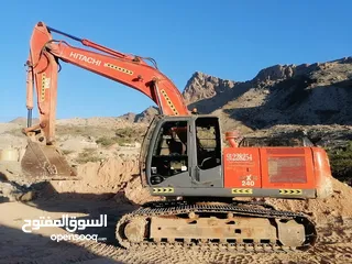  2 Hitachi 240 with NPK breaker