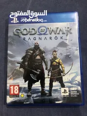  1 شريط God of war ragnarok مستعمل نظيف