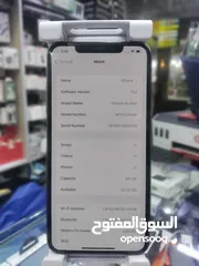  5 IPHONE XS MAX 64GB 81BATTERY FACE ID WORK NOT OPENED